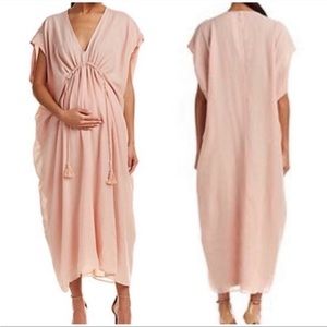 Hatch Neema Caftan Cotton Dress One Size